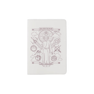 Leia Organa: Girls Run The Galaxy Passport Holder