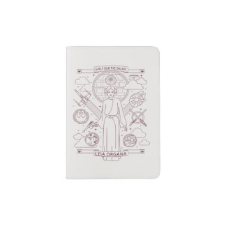 Leia Organa: Girls Run The Galaxy Passport Holder