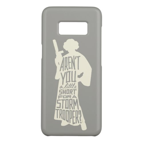 Leia Stormtrooper Typography Quote Case_Mate Samsung Galaxy S8 Case