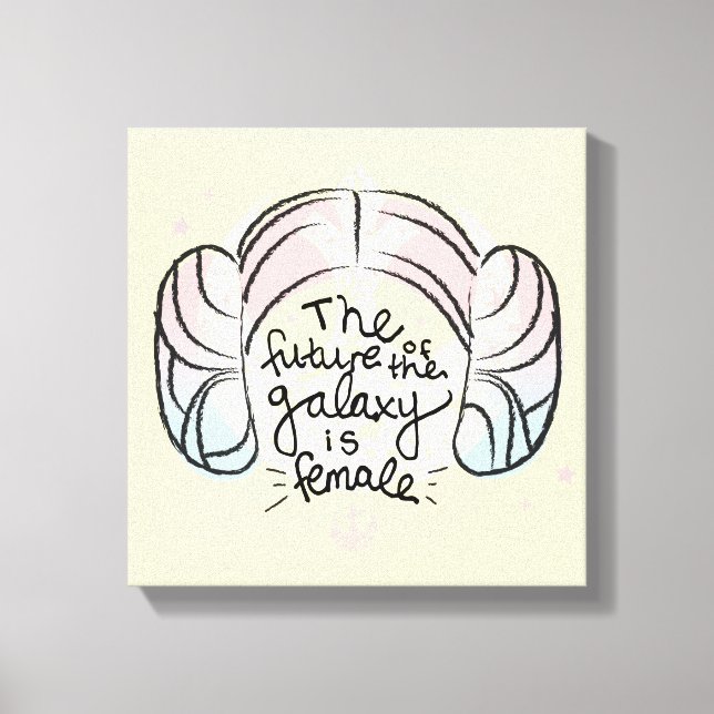 Leia: The Future of the Galaxy is Female Canvas Print (Front)