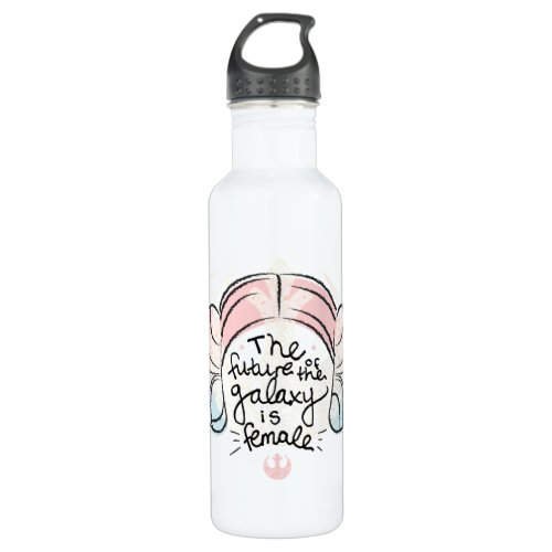 Leia The Future of the Galaxy is Female Stainless Steel Water Bottle