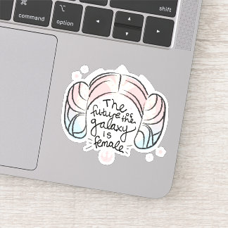 Leia: The Future of the Galaxy is Female Sticker