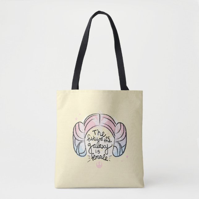 Leia: The Future of the Galaxy is Female Tote Bag (Front)