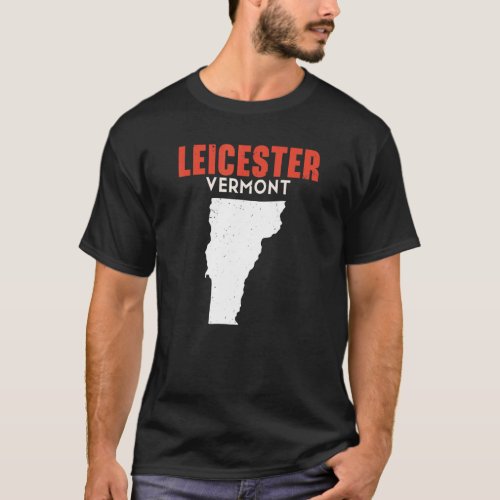 Leicester Vermont USA State America Travel Vermont T_Shirt