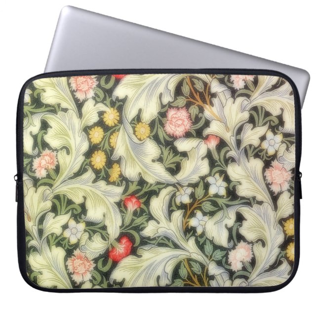 Leicester Vintage Floral Laptop Sleeve (Front)