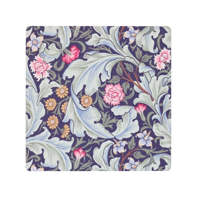 Leicester, William Morris Metal Print (Front)