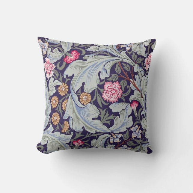 Leicester, William Morris Throw Pillow (Front)