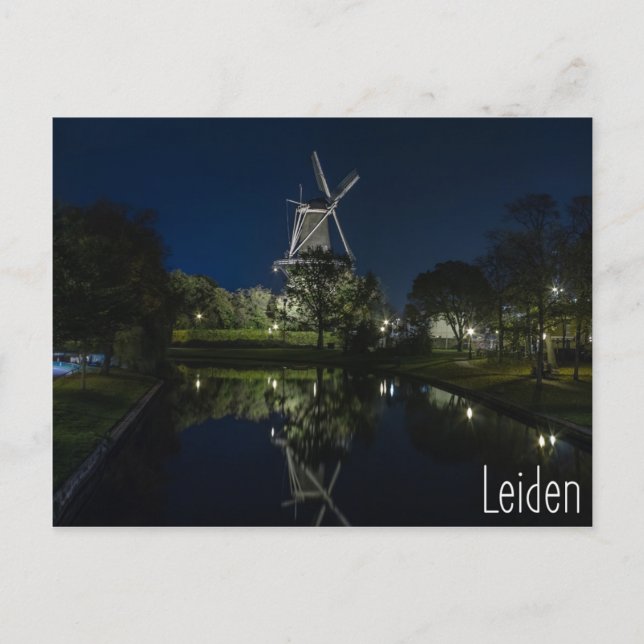 Leiden Holland Postcard (Front)