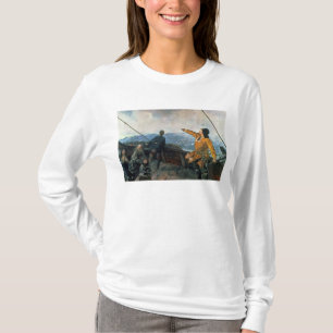 Leif Eriksson  sights land in America, 1893 T-Shirt