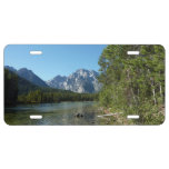 Leigh Lake at Grand Teton National Park License Plate