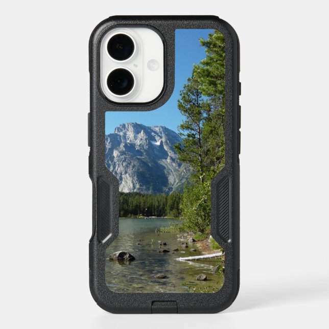 Leigh Lake at Grand Teton National Park Otterbox iPhone Case (Back)