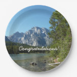 Leigh Lake at Grand Teton National Park Paper Plates