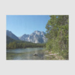 Leigh Lake at Grand Teton National Park Tissue Paper