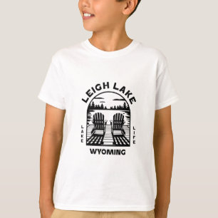 Leigh Lake Wyoming Outdoors Vintage 2  T-Shirt