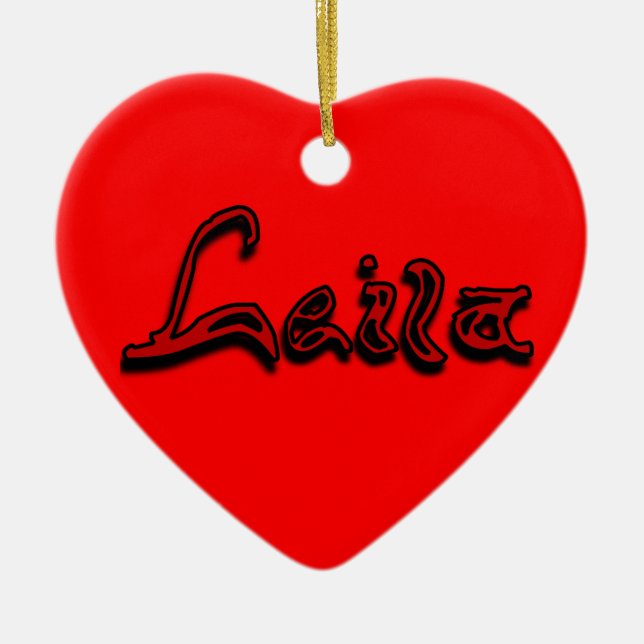 Leila Ornament (Front)