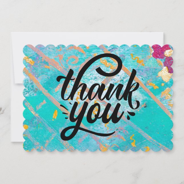 Leila Says Thank You Cards  (Front)