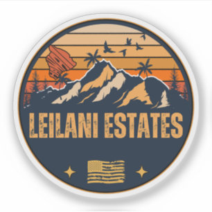 Leilani Estates, Hawaii Sticker