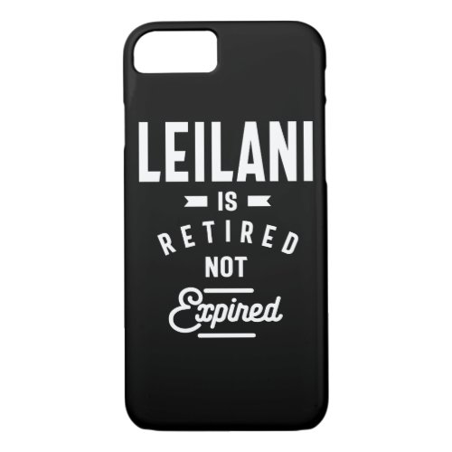 Leilani Personalized Name Birthday Gift iPhone 87 Case