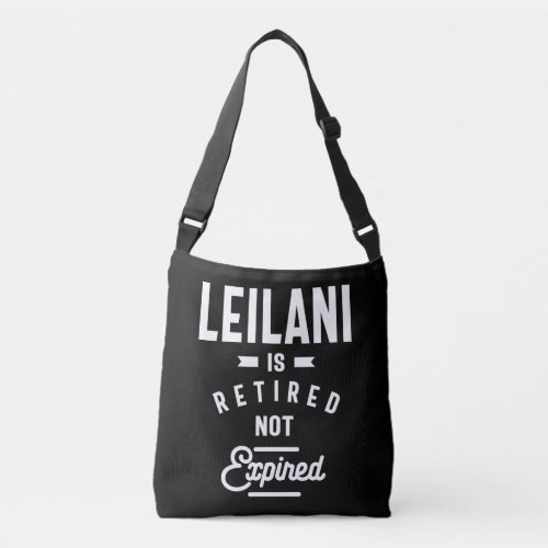 Leilani Personalized Name Birthday Gift Crossbody Bag