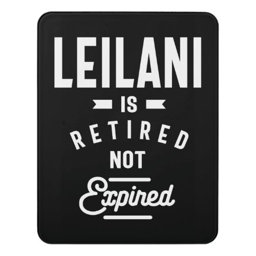 Leilani Personalized Name Birthday Gift Door Sign