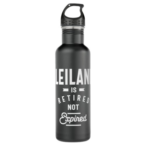 Leilani Personalized Name Birthday Gift Stainless Steel Water Bottle