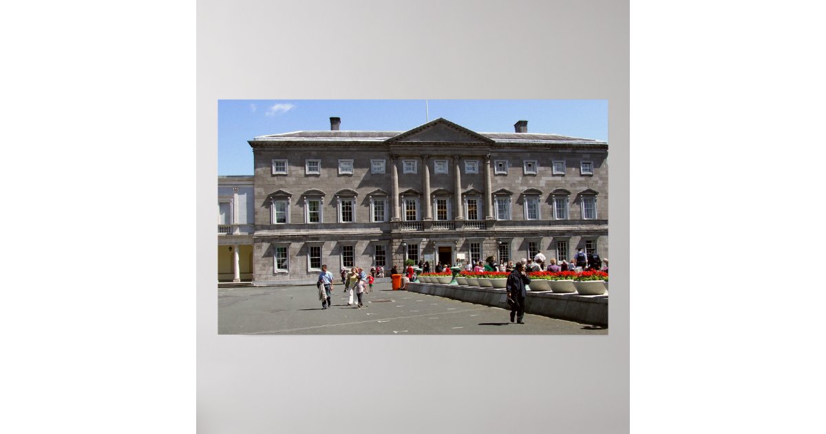 Leinster House Dublin, Irish Government building Poster Zazzle