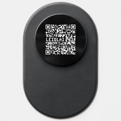 Leiolai Graphite Personalized QR PopSocket