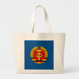 Leipzig, DDR - East Germany Large Tote Bag