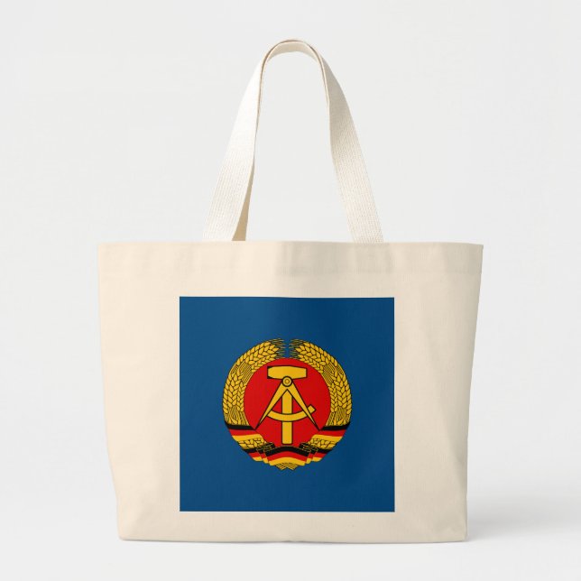 Leipzig, DDR - East Germany Large Tote Bag (Front)