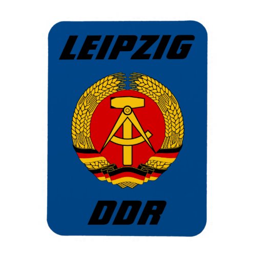 Leipzig DDR _ East Germany Magnet