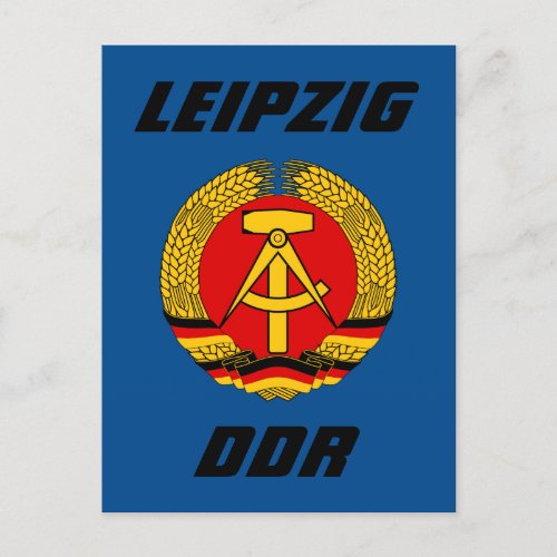 Leipzig DDR _ East Germany Postcard