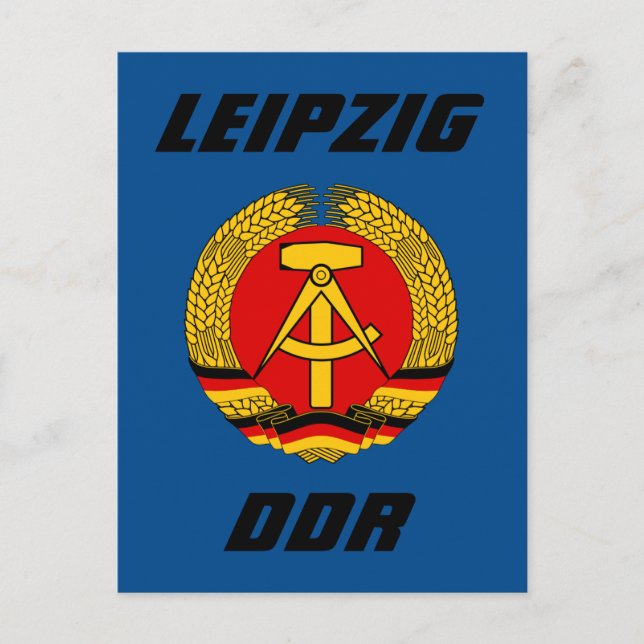 Leipzig, DDR - East Germany Postcard (Front)