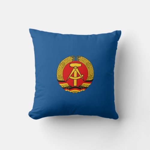Leipzig DDR _ East Germany Throw Pillow