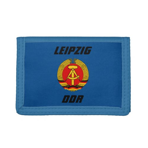 Leipzig DDR _ East Germany Trifold Wallet