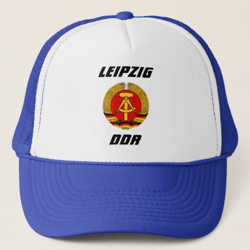 Leipzig DDR _ East Germany Trucker Hat
