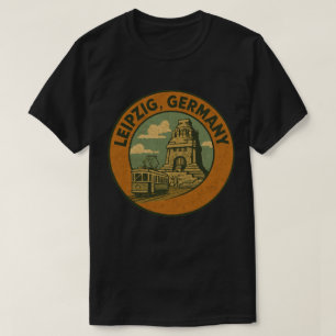 Leipzig Germany City Art T-Shirt