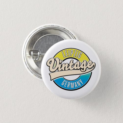 Leipzig vintage style logo button