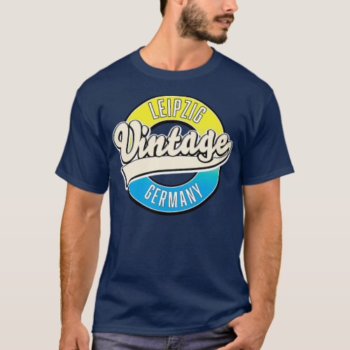 Leipzig vintage style logo T_Shirt