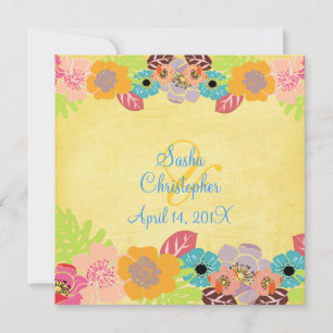 Leis/Luau  Wedding Invitations