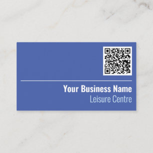 Leisure Centre QR Code Business Card