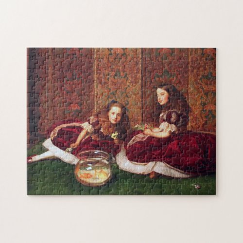 Leisure Hours _ John Everett Millais Jigsaw Puzzle
