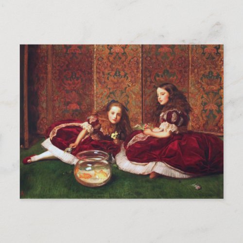 Leisure Hours _ John Everett Millais Postcard