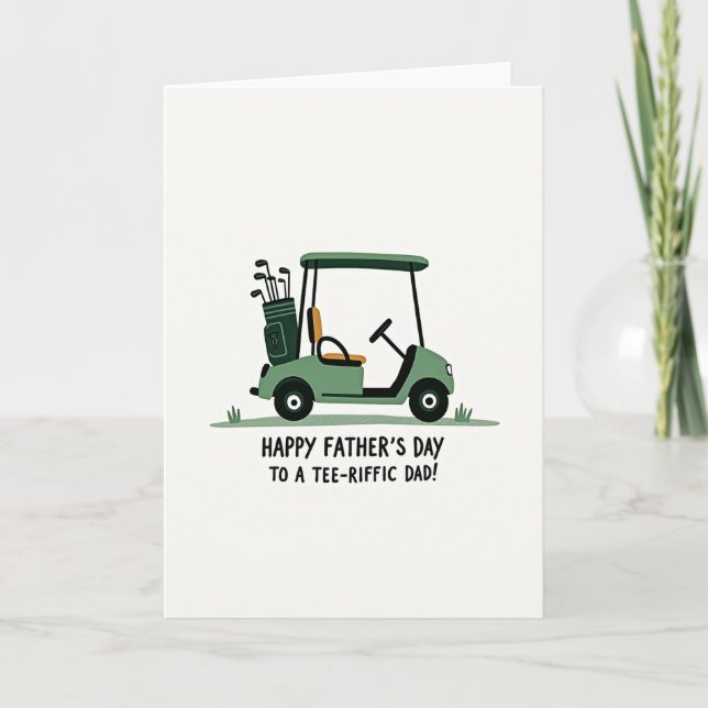 Leisurely Fathers Day Recreation Card (Front)