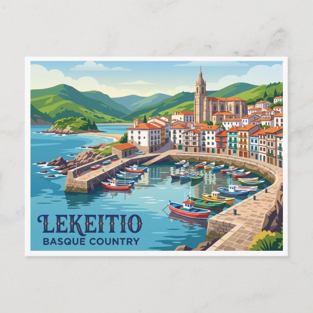 Lekeitio Spain Postcard (Front)