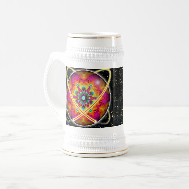 Lektron Orbz Kaleid Beer Stein (Front Left)
