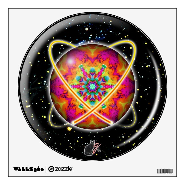 Lektron Orbz Viewport Lens Wall Decal (Front)