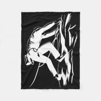 #lele Bergsteiger Mountain Climbing Rock Climber M Fleece Blanket