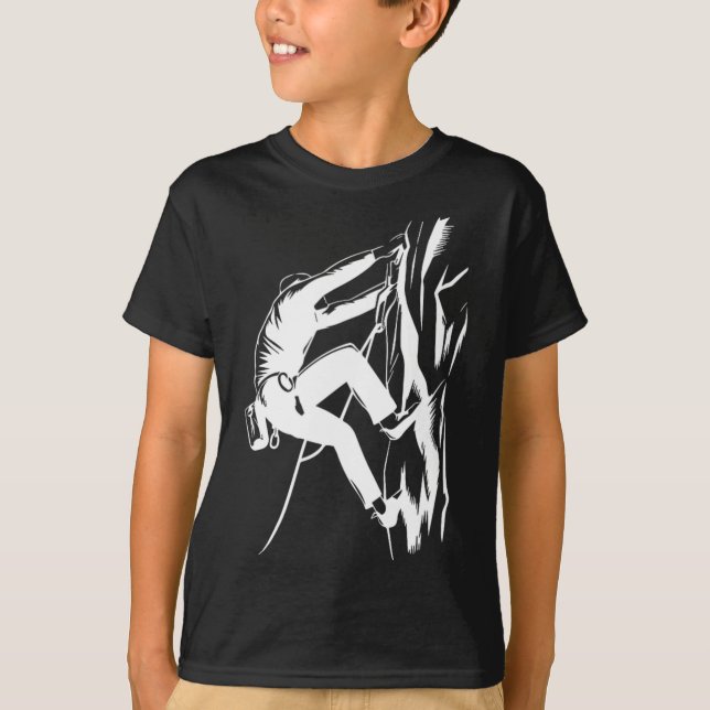 #lele Bergsteiger Mountain Climbing Rock Climber M T-Shirt (Front)