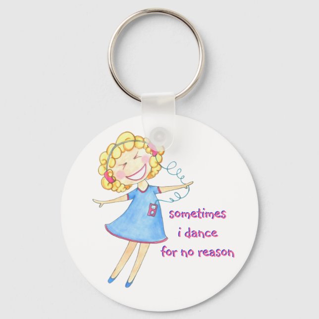 LeLe ~ Dance Cuz U Wanna Keychain (Front)