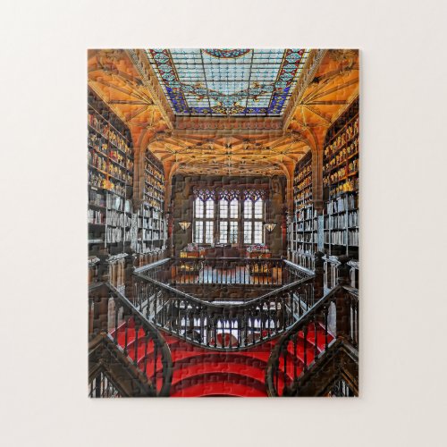 Lello Bookstore in Portugal Jigsaw Puzzle